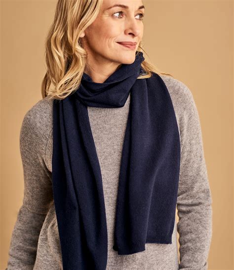 navy blue scarf womens